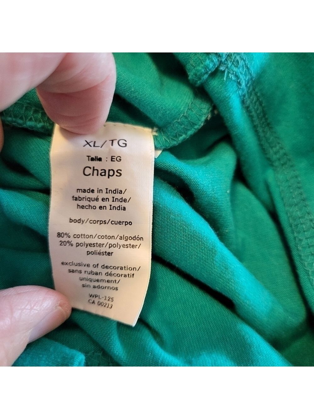 Chaps long sleeve tshirt size XL - Picture 4 of 5